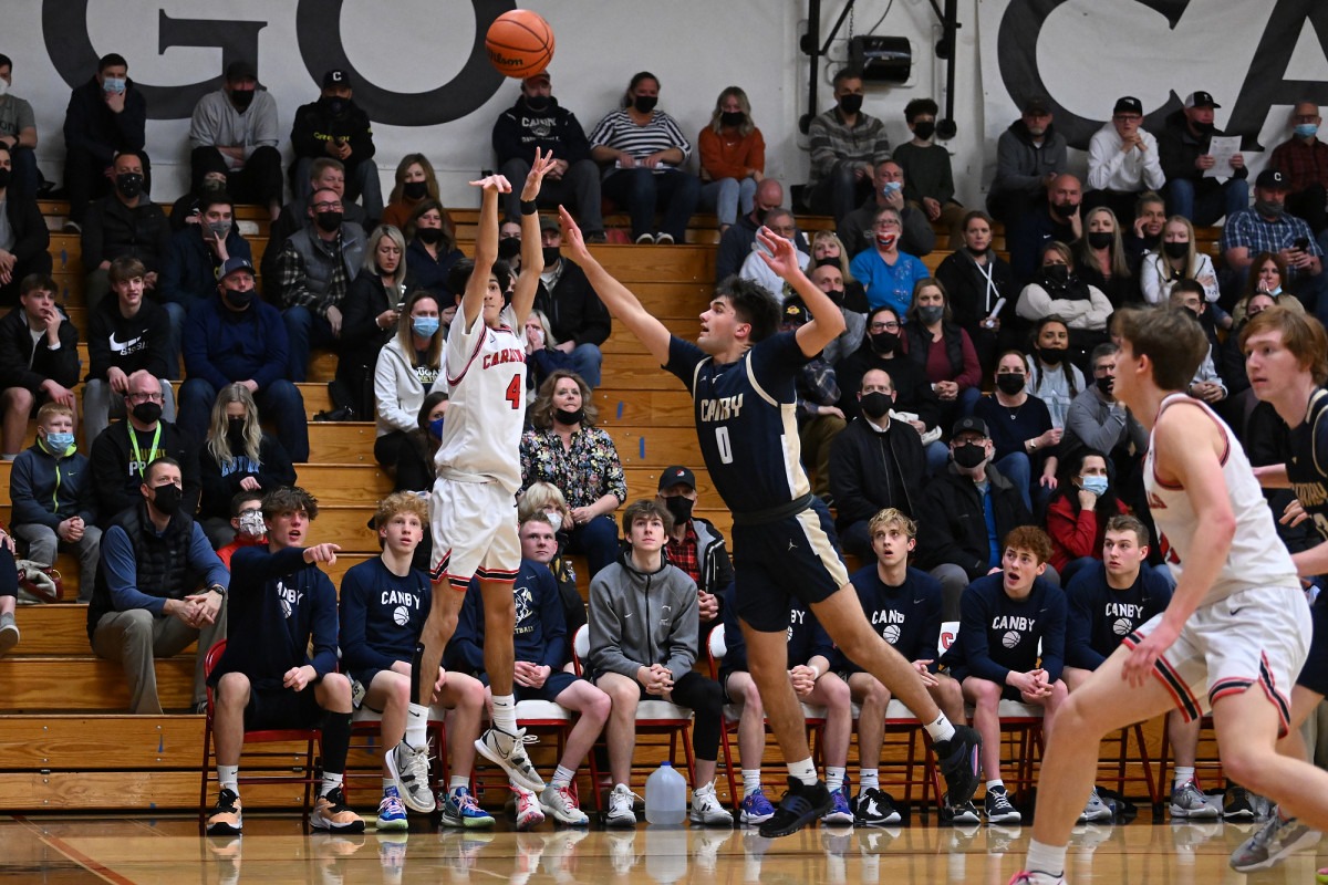 Lincoln Canby boys basketball Leon Neuschwander 69